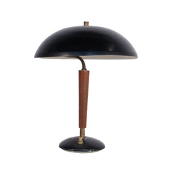 #1248 Table Lamp in Painted Brass and Wood, Year Appr. 1940