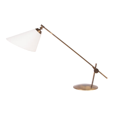 #1487 Table Lamp in Brass by TH Valentier