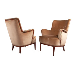 #348 Pair of Lounge Chairs by Carl Axel Acking