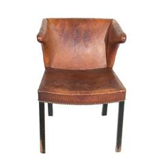 #1019 Leather Chair by Frits Henningsen