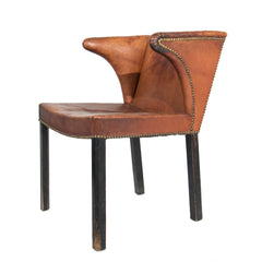 #1019 Leather Chair by Frits Henningsen