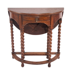 #102 Baroque Style Round Table/Demi Lune