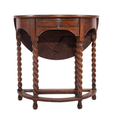 #102 Baroque Style Round Table/Demi Lune