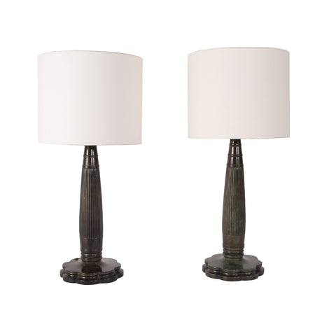 #1070 Pair of Table Lamps by Just Andersen