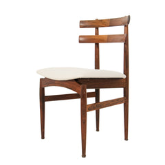#1115 Set of 6  Dining Chairs in Brazillian Rosewood by Poul Hundevad