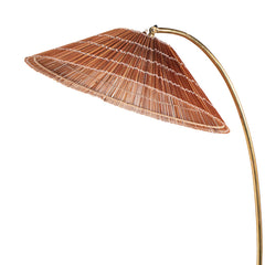 #1133 Floor Lamp in Brass by V. Soini Oy