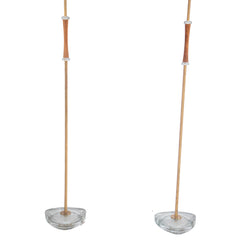 #1142 Pair of Floor Lamps with Brazilian Rosewood