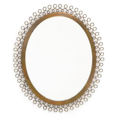 #1175 Mirror in Brass