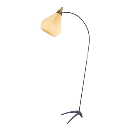 #1331 Floor Lamp in Metal with Acrylic Shade