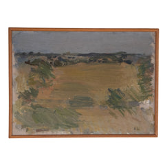 #1360 Painting in Oil by Gosta Lindqvist (1925-1975)