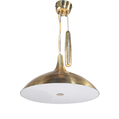 #1369 Brass Ceiling Fixture by Paavo Tynell