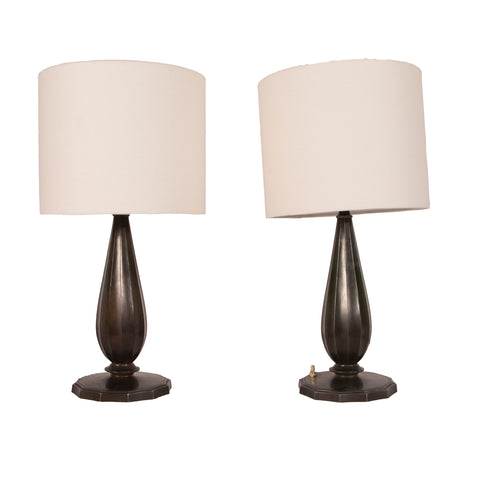 #1392 Pair of Table Lamps by Just Andersen