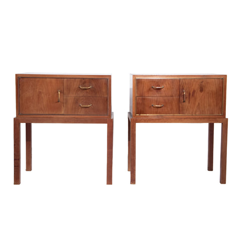 #1409 Pair of Bedside Cabinets by Ernst Kuhn