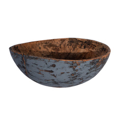 #1421 Wood Bowl in Bluish Grey,