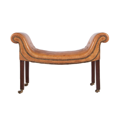 #1604 Bench in Leather