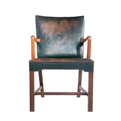 #19 Armchair in Leather by Ernst Kuhn