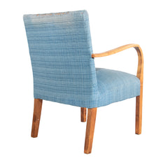 #369 Armchair in Blue Fabric