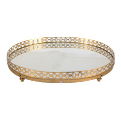 #486 Mirror Tray in Brass,