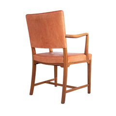 #487  Desk Chair in Niger Leather and  Oak