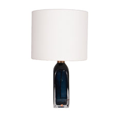 #493 Glass and Brass Table Lamp by Carl Fagerlund