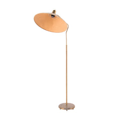 #555 Adjustable Floor Lamp in Brass by Harald Notini