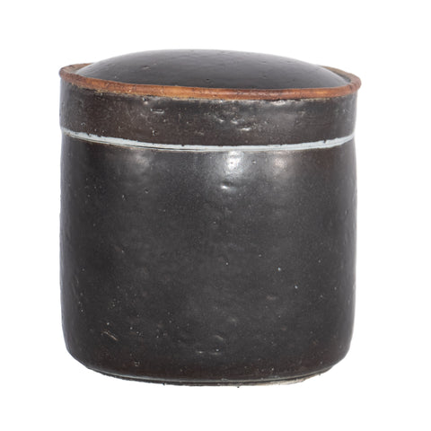 #591 Stoneware Jar with Lid by Jane Reumert