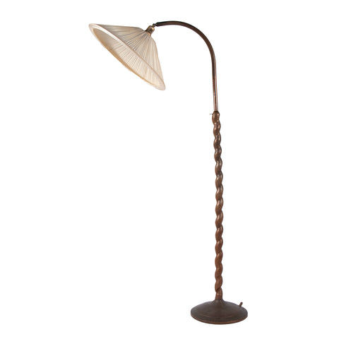 #650 Adjustable Floor Lamp in Copper