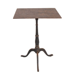 #653 Pedestal Table with Faux Painted top