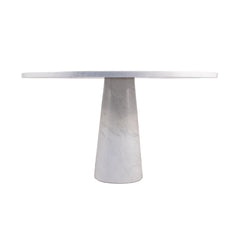 #671 Round Table in Marble by Angelo Mangiarotti