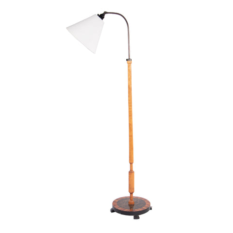 #745 Adjustable Floor Lamp in Wood, Year Appr. 1940