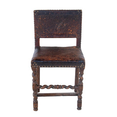 #812 Baroque Chair in Original Leather