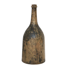 #103 Wood Carved Bottle