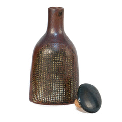 #1072 Stoneware Bottle by Stig Lindberg