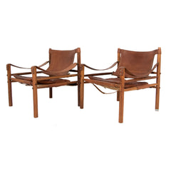#108 Pair of Safari Chairs by Arne Norell