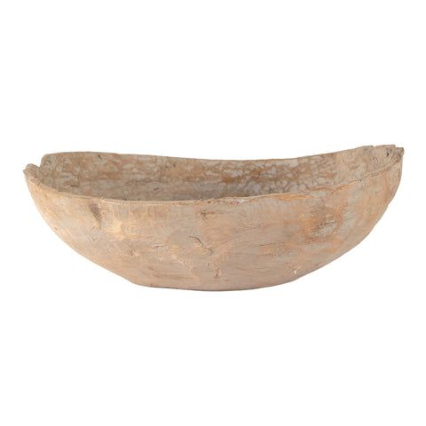 #1245 Large Wooden Bowl