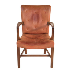 #125 Armchair in Leather by Kaare Klint