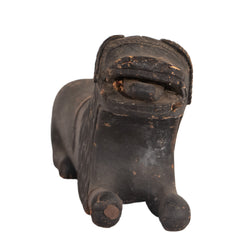 #1305 Carved Wooden Dog by Jons Larsson