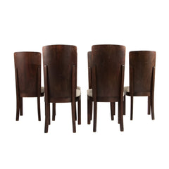 #137 Set of 6 Chairs by Axel Einar Hjorth
