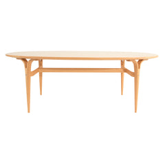 #202 Coffee Table with Burlwood Top by Bruno Mathsson
