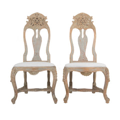 #241 Pair of Rococo Sidechairs