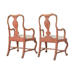 #468 Pair of Baroque Armchairs