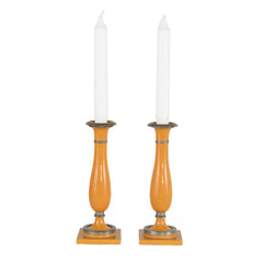 #607 Pair of Biedermeier Candle Holders,