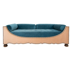 #628 Sofa in Velvet by Otto Schulz