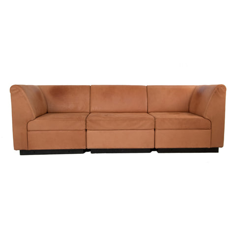 #666 Leather Sectional Sofa by Karl Erik Ekselius