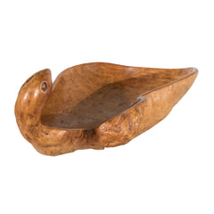 #683 Wooden Bowl in the Shape of a Bird by Erik Westin