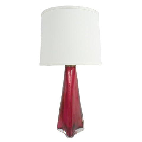 #737 Red Table Lamp by Carl Fagerlund
