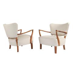 #82 Pair of Lounge Chairs by Otto Schulz,