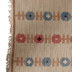 #827 Vintage Swedish Flat Weave Rug