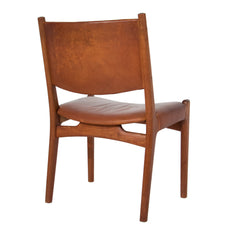 #957 Side Chair in Leather by Hans Wegner