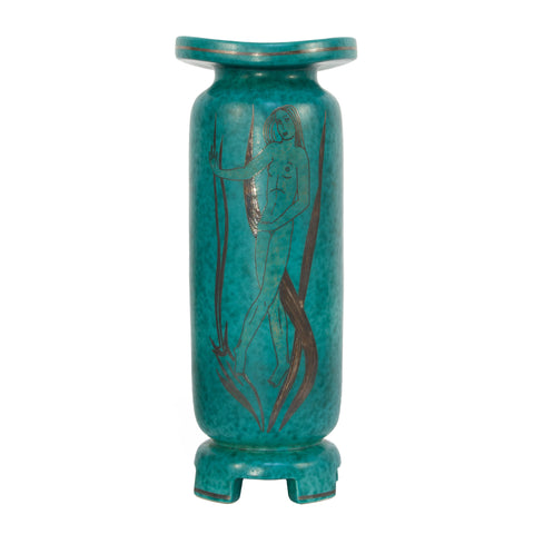 #963 Stoneware Vase by Wilhelm Kage